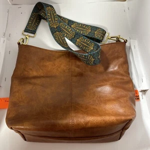 Women Casual PU Leather Shoulder Bag  Tote Handbag Crossbody Shopper Bag - Picture 1 of 10