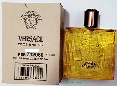 VERSACE EROS ENERGY EDP 3.4 OZ / 100 ML PARA HOMBRE (NUEVO EN CAJA MARRÓN) Foto 1 de 2