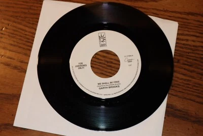 VINYL 45 GARTH BROOKS WE SHALL BE FREE B/W NIGHT RIDERS LAMENT NEW UNPLAYED - Image 1 of 2
