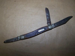 Vintage Craftsman "Old Crafty" 9547 Slipjoint 3 Blade Folding Pocket Knife Used - Picture 1 of 6