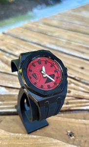 Matte Black CUSTOM  Metal G-Shock | GA2100 | CasiOak | MOD | Casio Watch | NEW | - Picture 1 of 5