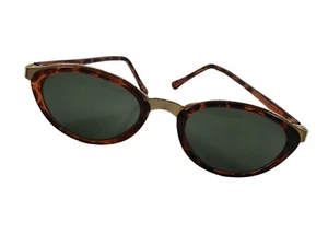 UV400 Sunglasses & Case Gold Tone & Tortoiseshell Metal Frame (D010) - Picture 1 of 5
