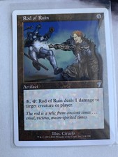 Rod of Ruin 7th Edition #314/350 MTG 2001 White Artifact Uncommon Magic