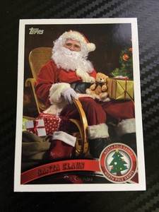 2023 Topps Holiday SANTA CLAUSE Baseball Card SA-2011 
