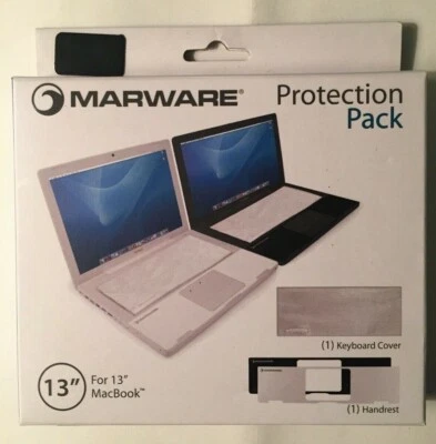 Black Marware Protection Pack for 13" MacBook keyboard protector + handrest - Image 1 of 3