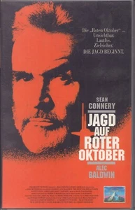 Original VHS Videokassette JAGD AUF ROTER OKTOBER Action-Abenteuer [1993] - Bild 1 von 5