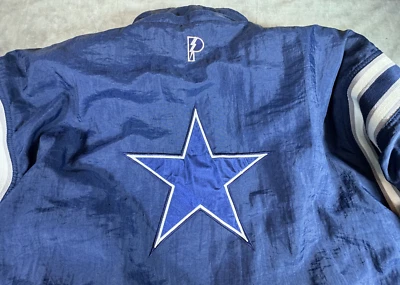 Chaqueta Reversible De Colección Dallas Cowboys Pro Player XL Negra Azul NFL Experience Foto 1 de 4