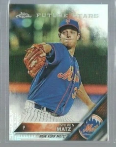 2016 Topps Chrome Refractors #195 Steven Matz (ref55852) - Picture 1 of 1