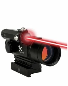 XGAZER OPTICS POINT VIEW RED DOT SIGHT W/ LASER 2 MOA MSRP $120 Shock Fog Proof - Picture 1 of 4