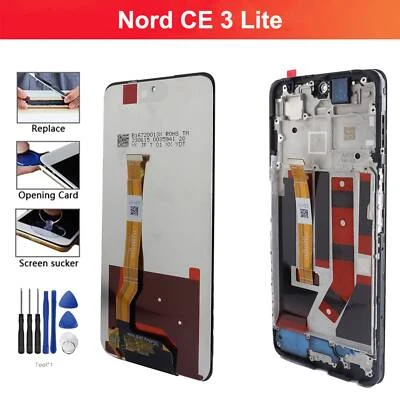 LCD Display Touch Screen Digitizer Assembly Replace for OnePlus Nord CE 3 Lite - Image 1 of 4