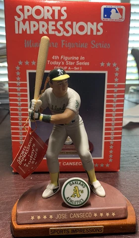 Sports Impressions Mini Figurine Jose Canseco Oakland Athletics with box and COA Cover