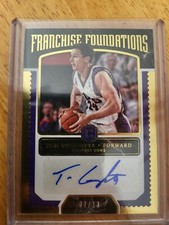 2017 Cornerstones Franchise Foundations Signatures Gold /10 Tom Gugliotta Auto 