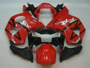 FSM Injection Fairing Fit lor 2002 2003 Honda CBR 900RR 954RR Black Red ABS e001 - Picture 1 of 11