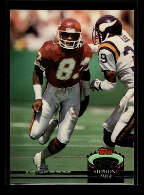 1992 Topps Stadium Club #576 Stephone Paige (VG)(FTB) - Image 1 of 2