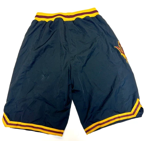 Nike Arizona State Sun Devils Basketball Shorts Black Yellow Men's S Cover