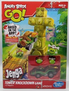 2013 Angry Birds Go! Jenga Tower Knockdown Game Hasbro Rovio - New Open Box - Picture 1 of 8