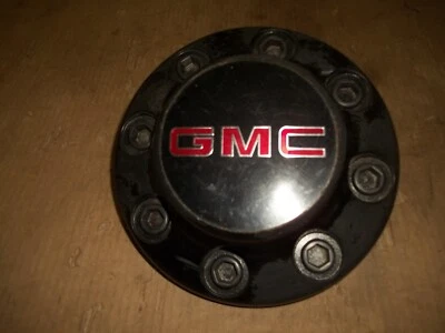 Центральный колпак ступицы обода грузовика 88 89 GMC C2500 C3500 крышка зажима колпака ступицы от оригинального производителя б/у черный - Изображение 1 из 4