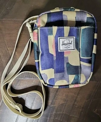 HERSCHEL Pequeña Bandolera Multicolor Nylon Bolsa de Viaje con Correa Ajustable Foto 1 de 4