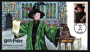USA, SCOTT # 4836, COLLINS FDC COVER OF 2013 HARRY POTTER, PROFESSOR McGONAGALL - Picture 1 of 1