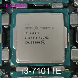 Intel Core i3-7101TE LGA1151 SR374 2C/4T 3.4GHz 35w 7Th Gen CPU processor - Picture 1 of 1