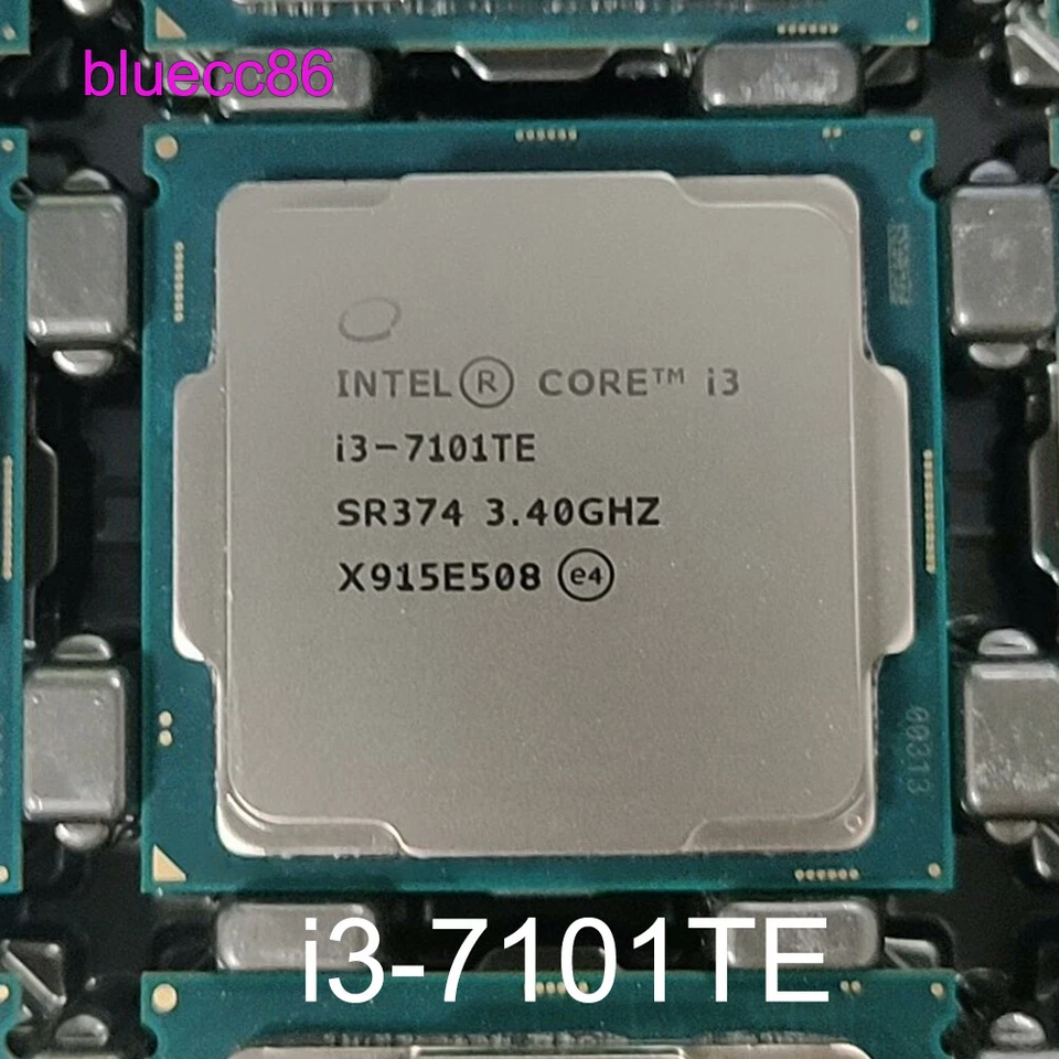 Intel Core i3-7101TE LGA1151 SR374 2C/4T 3.4GHz 35w 7Th Gen CPU processor - Image 1 of 1