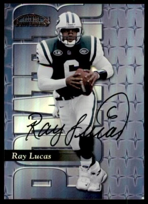 1999 Playoff Contenders SSD Power Blue Ray Lucas Auto RC 4/50 Jets #178B - Image 1 of 2
