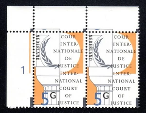 1989-94 Nederland SC# O57 - Peace Palace, The Hague - Pair - M-NH - Picture 1 of 1