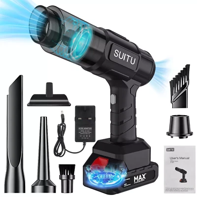 4 in 1 Akku Handstaubsauger 12000PA Kabellos Autostaubsauger Für Makita 18V Akku - Bild 1 von 4