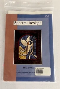 SPECTRAL DESIGNS #501 DER ENGEL APPLIZIERTER MINI-QUILT/QUADRAT VON CATHY ROBISCOE - Bild 1 von 6