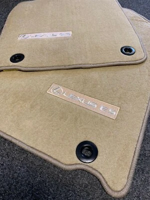 Alfombrillas Lexus ES350 ES300H 2013-2015 4 piezas OEM MARFIL PT208-33130-00 Foto 1 de 2