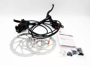 Shimano BL-MT401 BR-MT410 Bicycle Hydraulic Disc Brake w/180mm SM-RT56 rotors  - Picture 1 of 11