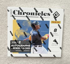 2021-22 Panini Chronicles Baseball Hobby Box - 2 Autos / Memorabilia Rookie Card