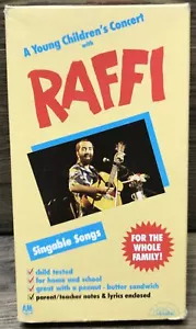 RAFFI • A Young Childrens Concert With RAFFI (VHS, 1984) Singalong Concert! - Foto 1 di 4