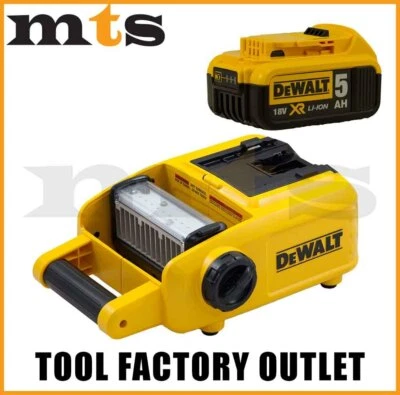 Dewalt Dcl060 18V / 20V Max Cordless Led Work / Area Light With Dcb184 Battery - image 1 of 4