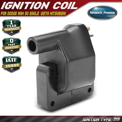 Bobina de encendido para Dodge Ram 50 1990-1993 Eagle Vista 1990 Mitsubishi Mighty Max Foto 1 de 4