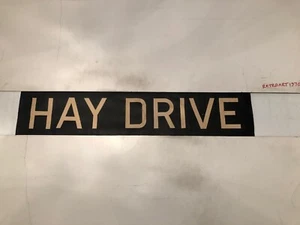 Edinburgh 212 Vintage Linen Destination Bus Blind 1975 29” - Hay Drive - Picture 1 of 5