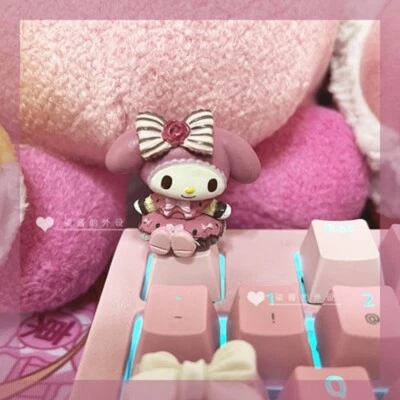 My Melody ＆ KUROMI Keycaps PBT ESC Keycap For Mechanical Keyboard Decoration new - Image 1 of 4