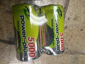 5000mAh 1.2V C type NiMH Rechargeable Battery - 2Pack POWER PLUS - Picture 1 of 3