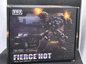 Transformers TOYWORLD WWII Series TW-FS02 Fierce Hot Rod With the Bonus Set US - Picture 1 of 7