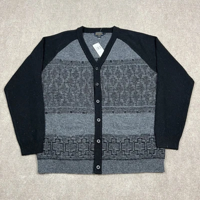 Pendleton Shetland Wool Aztec Cardigan Sweater Button Up Mens 2XL Navajo - Image 1 of 4