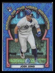 2023 Bowman Rookie of the Year Favorites Mojo Blue /150 #ROYF-9 Josh Jung - Picture 1 of 2