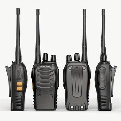 4 Pack Baofeng BF-888S Walkie Talkies Two Way Radio Long Range Handheld 16 Chann - Image 1 of 4