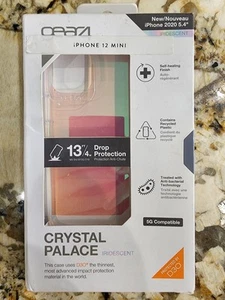 Gear4 Crystal Palace Iridescent Case iPhone 12 Mini 5.4" D3O Drop Protection New - Picture 1 of 4