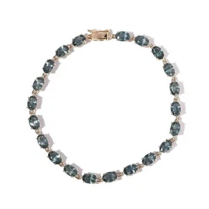 18K White Gold Finished Carter Inspire Square Diamond Love Bracelet In 925Silver - Picture 1 of 4