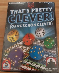 That's Pretty Clever by Stronghold Games (Ganz Shon Clever) 2019 Dice NEW SEALED - Picture 1 of 7