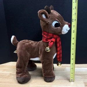 Rudolph das Rentier mit der roten Nase DanDee beleuchtet tanzend gehend animiert Plüsch - Bild 1 von 9