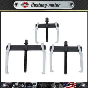 2 Jaw Gear Puller Set 4'' 6'' 8'' Steel Bearing Puller Gears Tool for Pulley 3pc - Picture 1 of 11