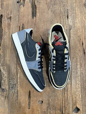 Jordan 1 Low OG EX Preto/Cinza Fumaça Tamanho 11 DV0982-006 - Imagem 1 de 4