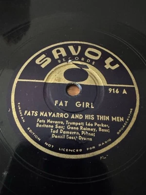 78 RPM: SAVOY 916 - FATS NAVARRO / CHARLIE PARKER - Image 1 of 4