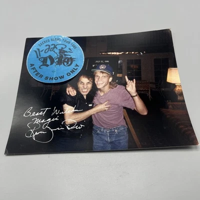 Dio Sacred Heart Tour Pass 1985/86 SIGNED and 8x10 FAN PHOTO - Image 1 of 4